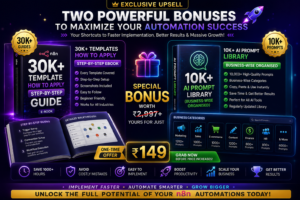Each Workflow Setup Guide (30K+) & 10,000+ AI Prompts Bundle